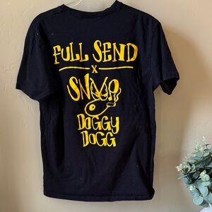 Full Send Snoop Doggy Dog Black Tee - Short Sleeve